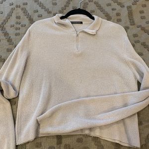 Brandy Melville quarter zip knit